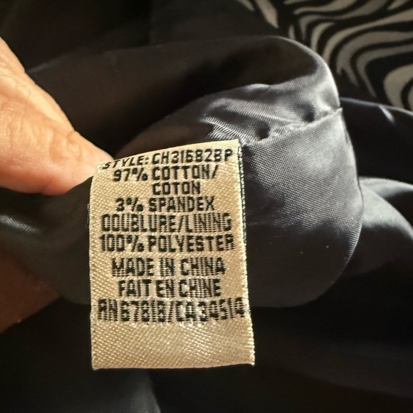 Stylish Julie Mitchell Zebra Print Women's Coat size XL petite - Picture 11 of 12